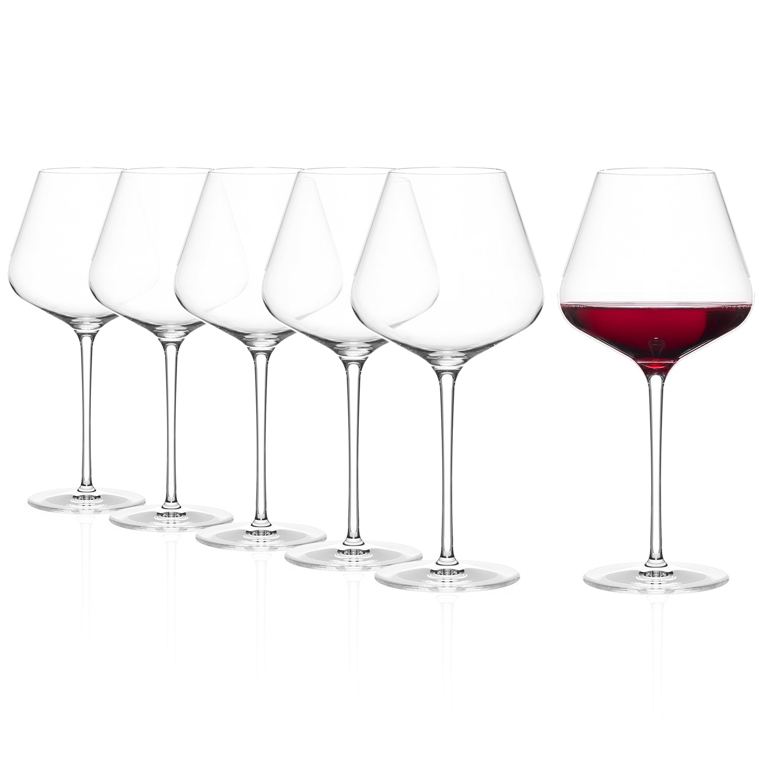 Q1 Handmade Burgundy Wine Glass 22 oz