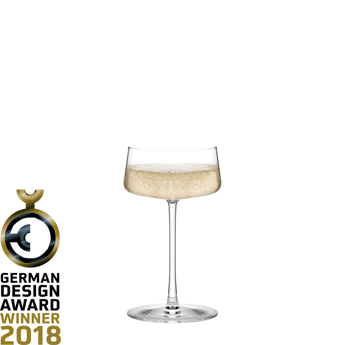 Power Champagne Coupe 9.25 oz – Crystal