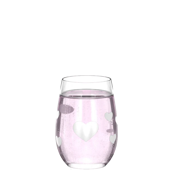 L'Amour Satin Hearts Tumbler 11¼ oz