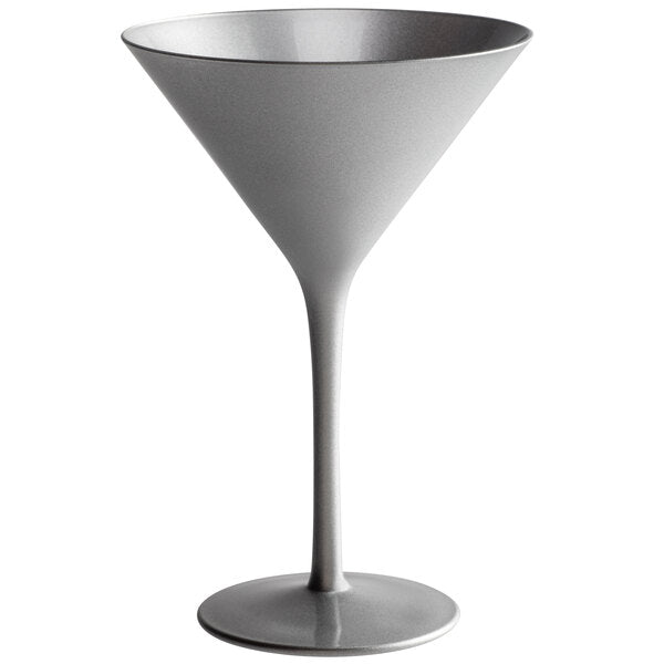 Elements Silver Martini Glass 8 oz