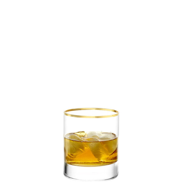 Cabaret Gold Rim Old-Fashioned Glass 10 3⁄4 oz