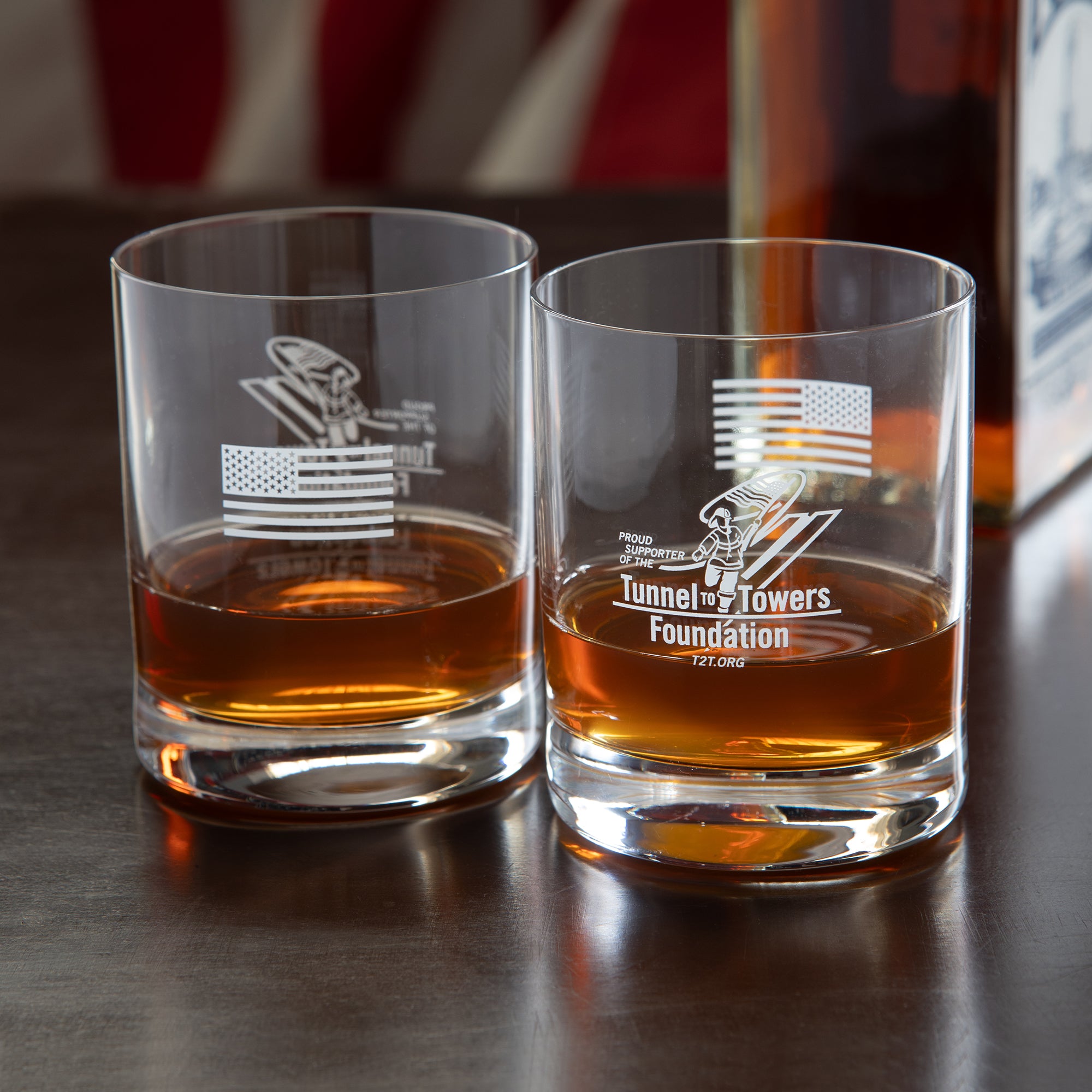 Tunnel to Towers New York Bar Double Old-Fashioned Glass 14 1/4 oz