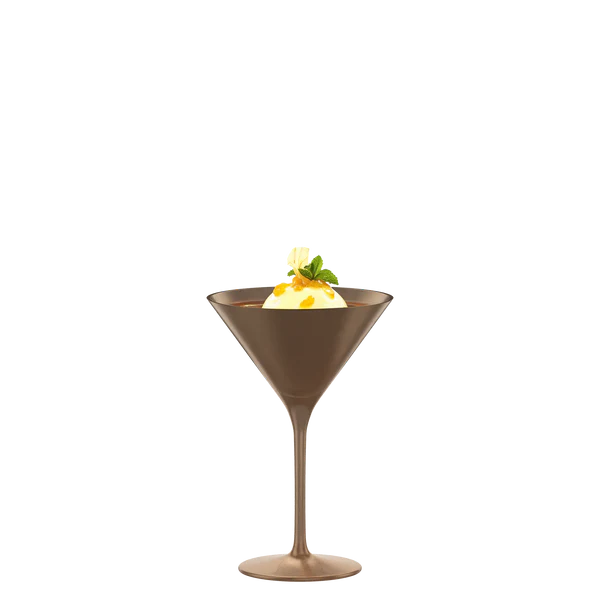 Elements Bronze Martini Glass 8 oz